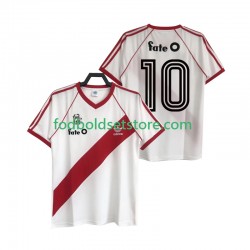 CA River Plate Trøje 10 1986 Retro Hjemmebane Kort ærmer ,Mænd