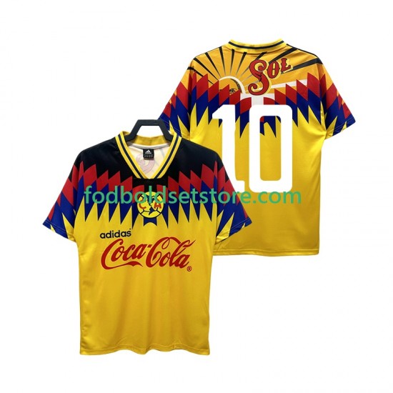 Club América Trøje 10 1995 Retro Hjemmebane Kort ærmer ,Mænd