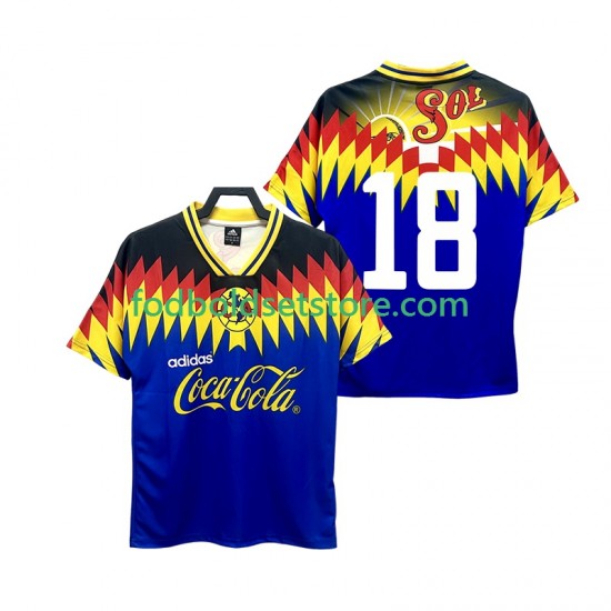 Club América Trøje 18 1995 Retro Udebane Kort ærmer ,Mænd