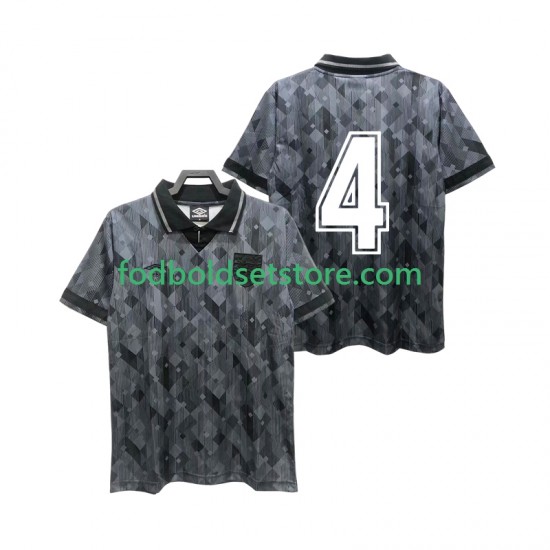 England Trøje 4 1990 Retro Udebane Kort ærmer ,Mænd