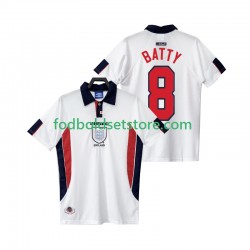 England Trøje BATTY 8 Retro Hjemmebane 1998 Kort ærmer ,Mænd