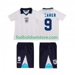 England Trøje SHEARER 9 1996 Retro Hjemmebane Kort ærmer ,Børn Fodboldsæt