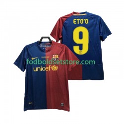 FC Barcelona Trøje ETO O 9 Champions League 2009 Retro Hjemmebane 2008 Kort ærmer ,Mænd