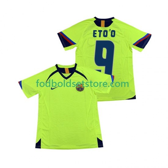 FC Barcelona Trøje ETOO 9 2005 Retro Udebane 2006 Kort ærmer ,Mænd