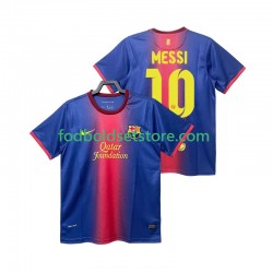 FC Barcelona Trøje Lionel Messi 10 2012 2013 Retro Hjemmebane Kort ærmer ,Mænd