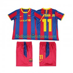 FC Barcelona Trøje Neymar JR 11 Retro Hjemmebane 2011 2010 Kort ærmer ,Børn Fodboldsæt