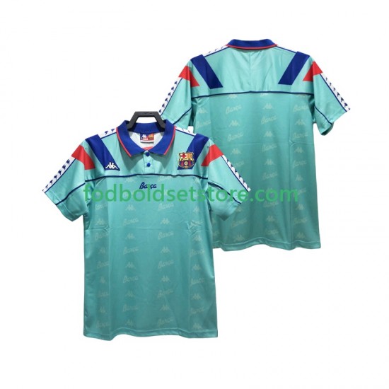 FC Barcelona Trøje 1992 1995 Retro Udebane Kort ærmer ,Mænd
