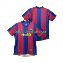 FC Barcelona Trøje 2007 Retro Hjemmebane 2008 Kort ærmer ,Mænd