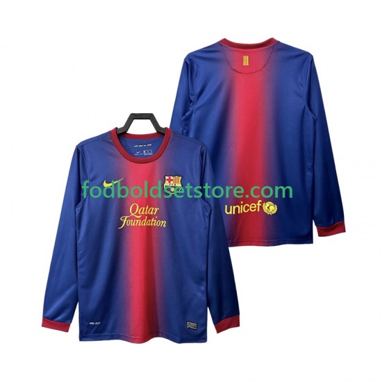 FC Barcelona Trøje 2012 2013 Retro Hjemmebane Lange ærmer ,Mænd