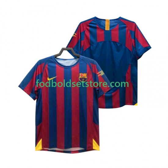 FC Barcelona Trøje Champions League 2005 Retro Hjemmebane 2006 Kort ærmer ,Mænd
