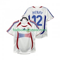 Frankrig Trøje Henry 12 Retro Udebane 2006 Kort ærmer ,Mænd