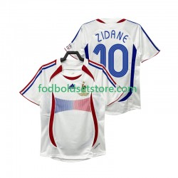 Frankrig Trøje ZIDANE 10 Retro Udebane 2006 Kort ærmer ,Mænd