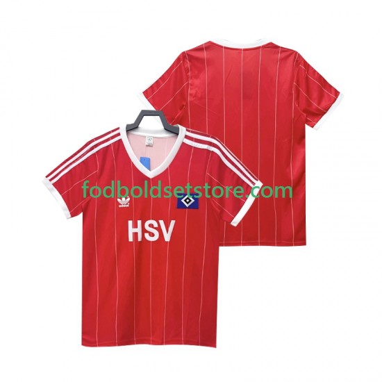 Hamburger SV Trøje 1983 1984 Retro Udebane Kort ærmer ,Mænd