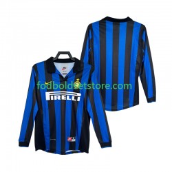 Inter Milan Trøje Retro Hjemmebane 1998 1999 Lange ærmer ,Mænd