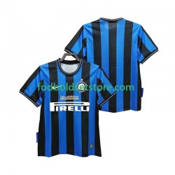 Inter Milan Trøje 2009 Retro Hjemmebane 2010 Kort ærmer ,Mænd