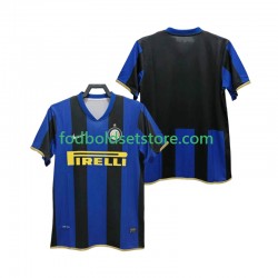 Inter Milan Trøje Champions League 2009 Retro Hjemmebane 2008 Kort ærmer ,Mænd