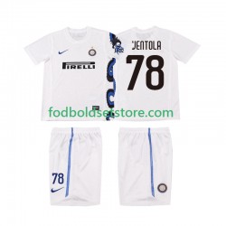 Inter Milan Trøje VENTOLA 78 Retro Udebane 2011 2010 Kort ærmer ,Børn Fodboldsæt
