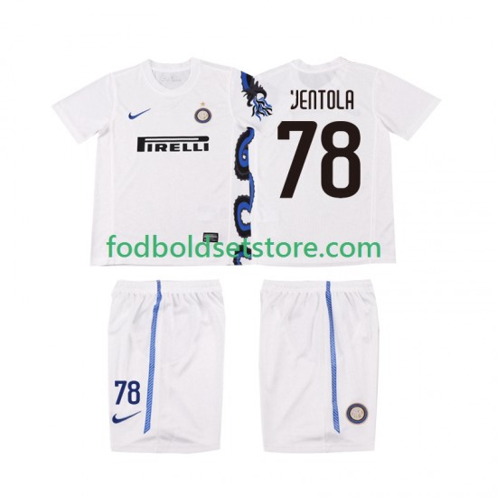 Inter Milan Trøje VENTOLA 78 Retro Udebane 2011 2010 Kort ærmer ,Børn Fodboldsæt