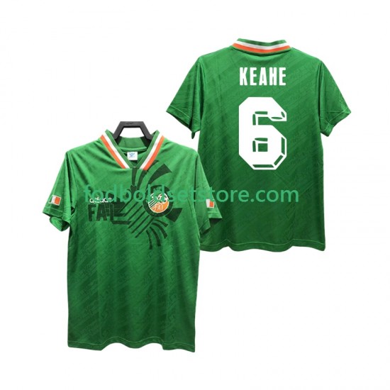 Irland Trøje KEAHE 6 Retro Hjemmebane 1994 Kort ærmer ,Mænd