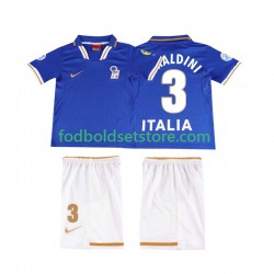 Italien Trøje MALDINI 3 1996 Retro Hjemmebane Kort ærmer ,Børn Fodboldsæt Italien Trøje MALDINI 3 1996 Retro Hjemmebane Kort ærmer ,Børn Fodboldsæt