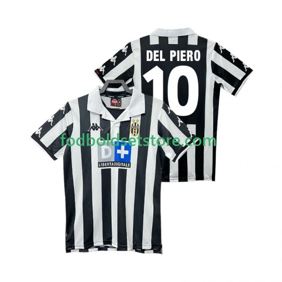 Juventus Trøje DEL PIERO 10 2000 Retro Hjemmebane 1999 Kort ærmer ,Mænd