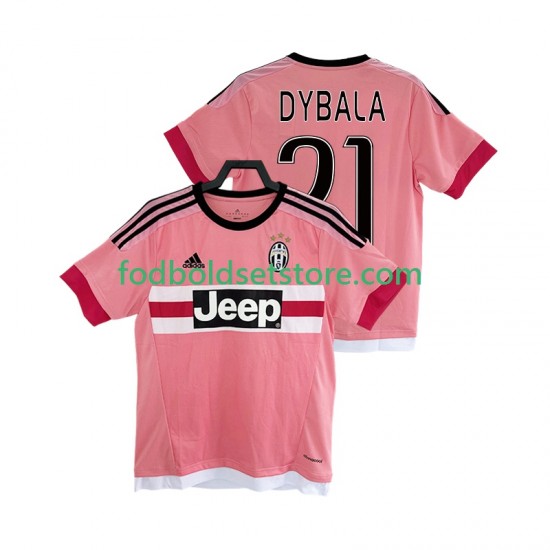 Juventus Trøje DYBALA 21 2016 2017 Retro Udebane Kort ærmer ,Mænd