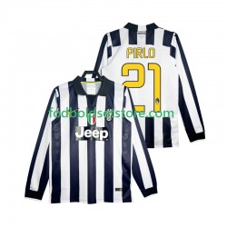 Juventus Trøje Pirlo 21 2014 2015 Retro Hjemmebane Lange ærmer ,Mænd
