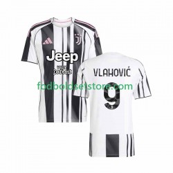 Juventus Trøje Vlahovic 9 Hjemmebane 2025-2026 Kort ærmer ,Mænd