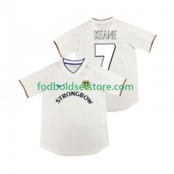 Leeds United Trøje KEANE 7 2000 2001 Retro Hjemmebane Kort ærmer ,Mænd