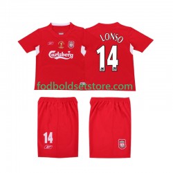 Liverpool Trøje ALONSO 14 LWP 2005 Retro Hjemmebane 2004 Kort ærmer ,Mænd