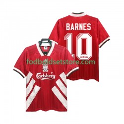 Liverpool Trøje BARNES 10 1993 1995 Retro Hjemmebane Kort ærmer ,Mænd
