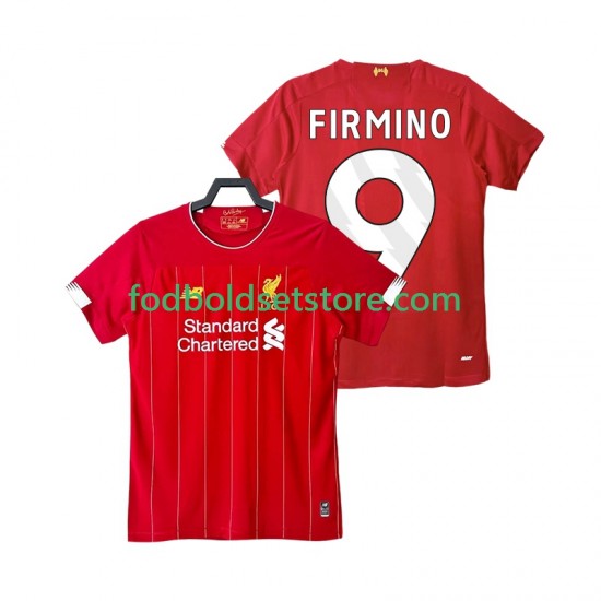 Liverpool Trøje FIRMINO 9 2019 2020 Retro Hjemmebane Kort ærmer ,Mænd