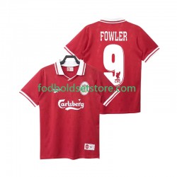 Liverpool Trøje FOWLER 9 1996 Retro Hjemmebane 1998 Kort ærmer ,Mænd