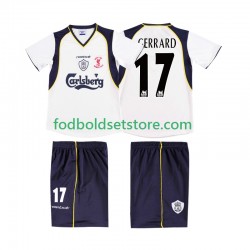 Liverpool Trøje GERRARD 17 LWP 2001 Retro Udebane 2002 Kort ærmer ,Mænd