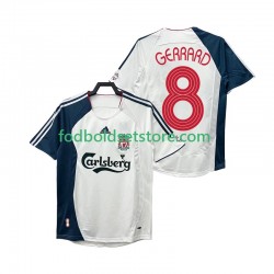 Liverpool Trøje GERRARD 8 Retro Udebane 2008 2006 Kort ærmer ,Mænd
