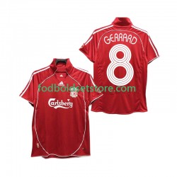 Liverpool Trøje GERRARD 8 Retro Hjemmebane 2008 2006 Kort ærmer ,Mænd