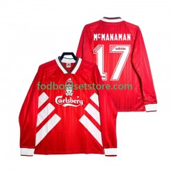 Liverpool Trøje MCMANAMAN 17 1993 1995 Retro Hjemmebane Lange ærmer ,Mænd