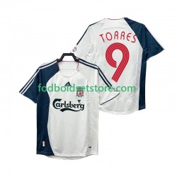 Liverpool Trøje Torres 9 Retro Udebane 2008 2006 Kort ærmer ,Mænd
