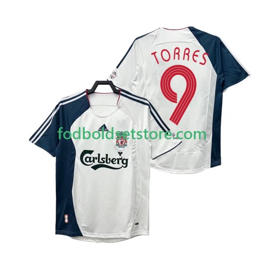 Liverpool Trøje Torres 9 Retro Udebane 2008 2006 Kort ærmer ,Mænd