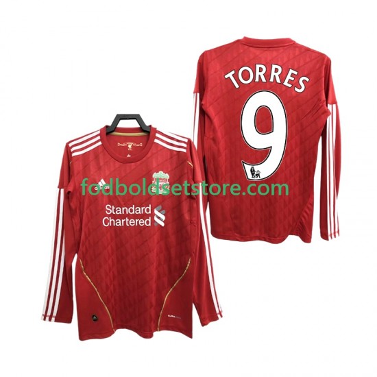 Liverpool Trøje Torres 9 2012 Retro Hjemmebane 2010 Lange ærmer ,Mænd