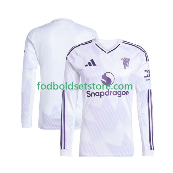 Manchester United Trøje Udebane 2025-2026 Lange ærmer ,Mænd