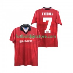 Manchester United Trøje CANTONA 7 1996 Retro Hjemmebane 1994 Kort ærmer ,Mænd