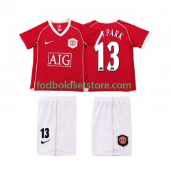 Manchester United Trøje J.S.PARK 13 2007 Retro Hjemmebane 2006 Kort ærmer ,Børn Fodboldsæt