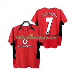 Manchester United Trøje RONALDO 7 Retro Hjemmebane 2004 2002 Kort ærmer ,Mænd