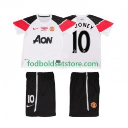 Manchester United Trøje ROONEY 10 Champions League 2012 Retro 3. Valg 2011 Kort ærmer ,Børn Fodboldsæt