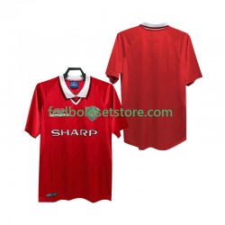 Manchester United Trøje 2000 Retro Hjemmebane 1999 Kort ærmer ,Mænd
