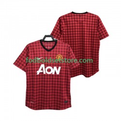 Manchester United Trøje 2012 2013 Retro Hjemmebane Kort ærmer ,Mænd