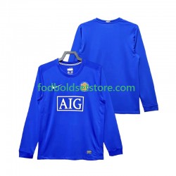 Manchester United Trøje 2009 Retro 3. Valg 2008 Lange ærmer ,Mænd