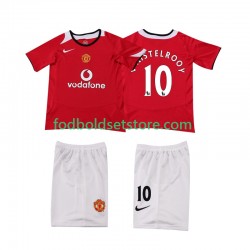 Manchester United Trøje Ruud van Nistelrooy 2005 Retro Hjemmebane 2006 Kort ærmer ,Børn Fodboldsæt