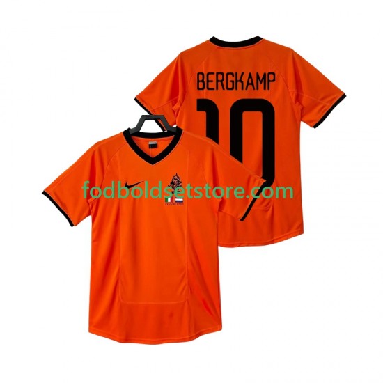 Holland Trøje BERGKAMP 10 2000 Retro Hjemmebane Kort ærmer ,Mænd